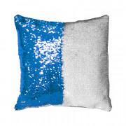 Подушка хам. 40Х40 синий металлик (2х сторон)